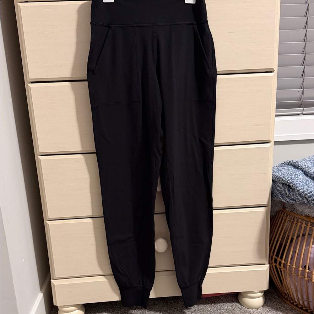 Black align joggers